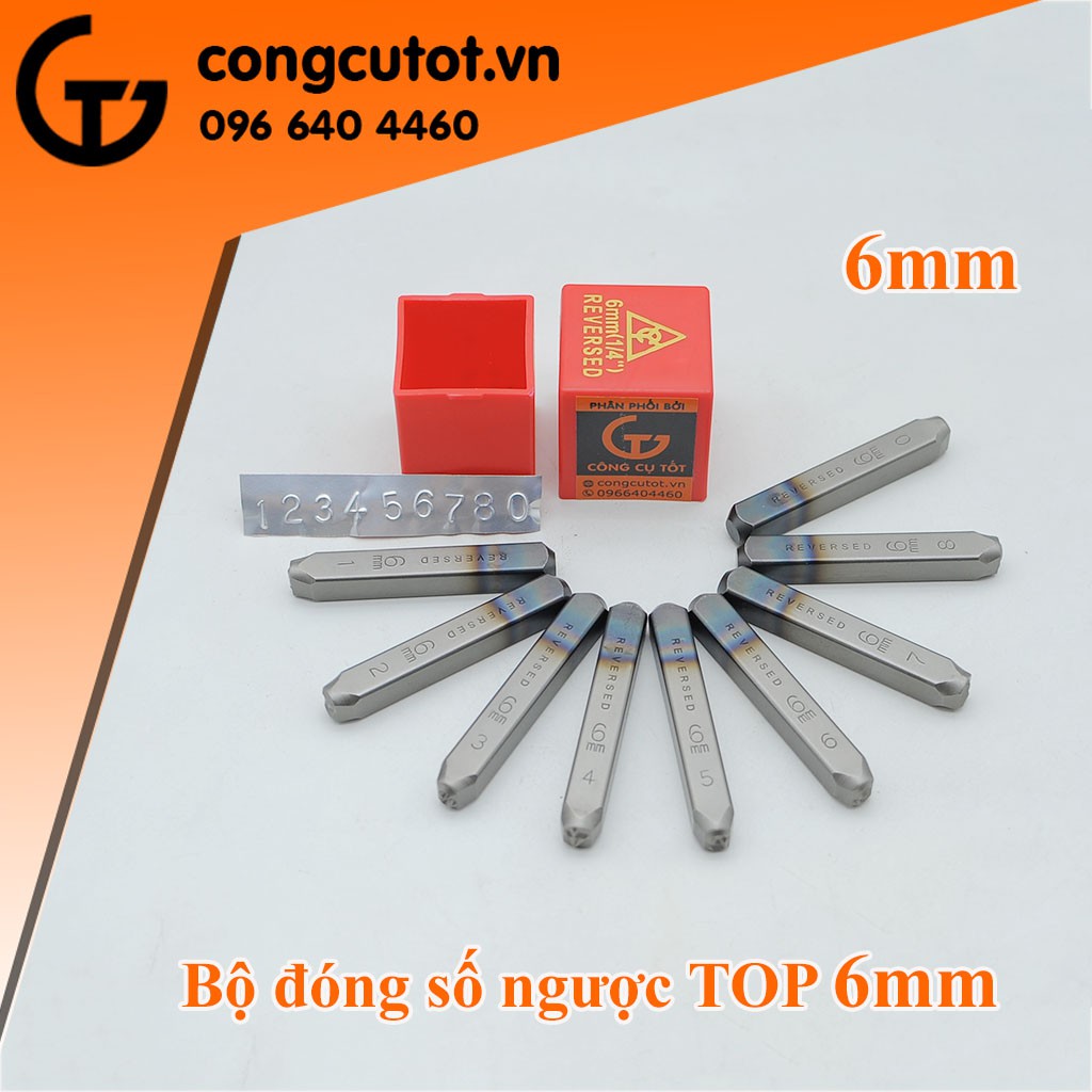 Bộ đóng số Ngược TOP 6mm