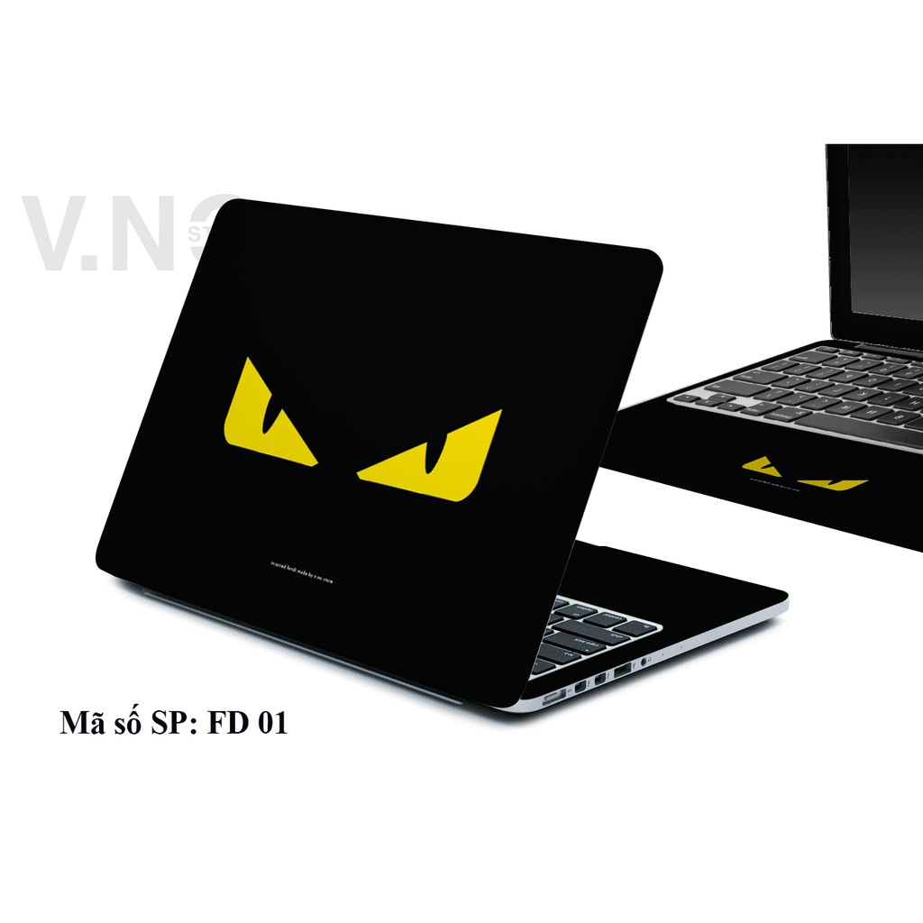 Decal dán laptop V.NO SKIN FDI các dòng máy dell/acer/asus/lenovo/hp