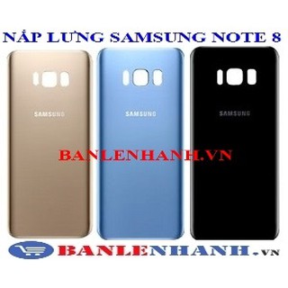 Nắp lưng samsung note 8 màu xanh