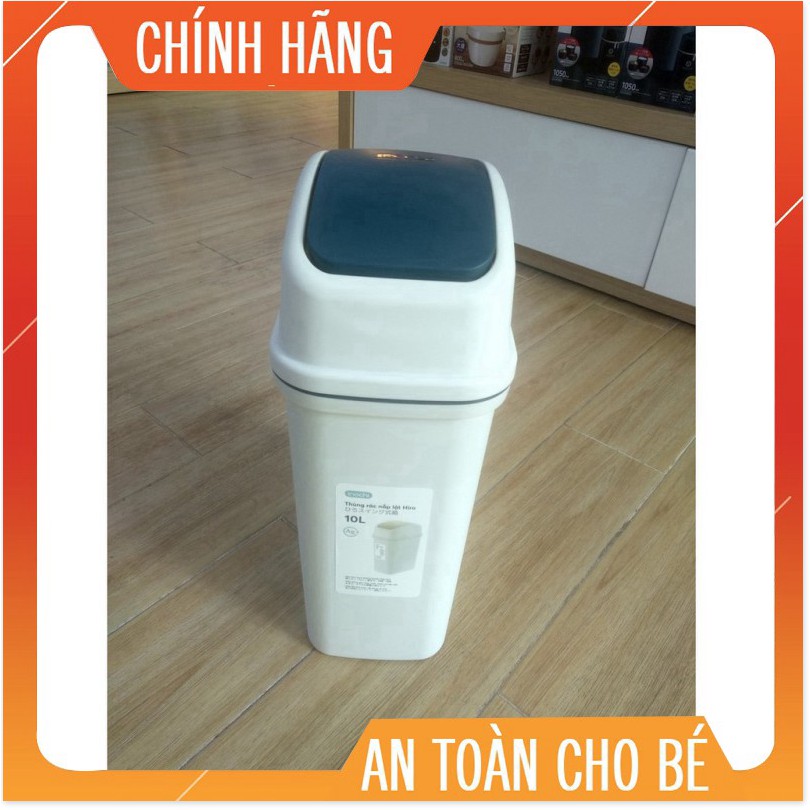 Thùng rác nắp lật Inochi 10L (tiêu chuẩn Nhật Bản)