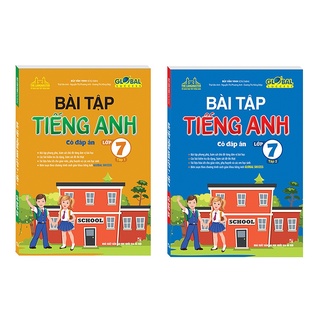 Sách - combo 2c global success - bài tập tiếng anh lớp 7 tập 1 và 2