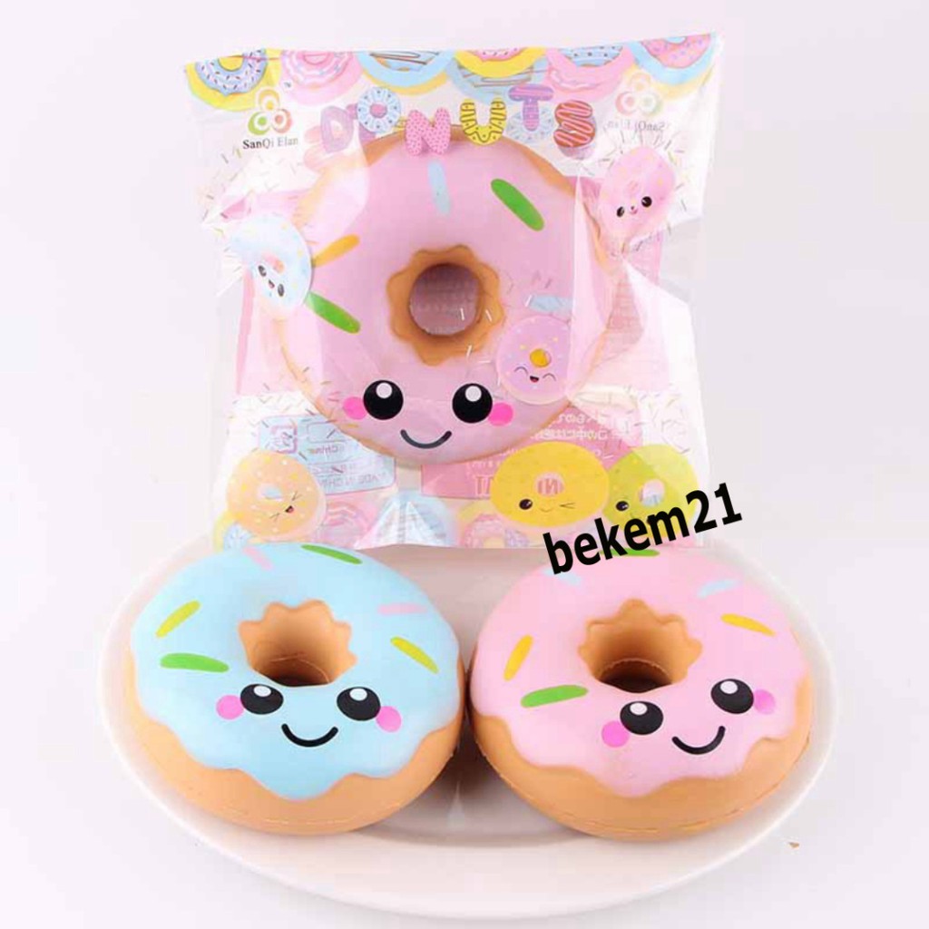 Squishy Donut mặt cười hãng Sanqi Elan shop khobansilc