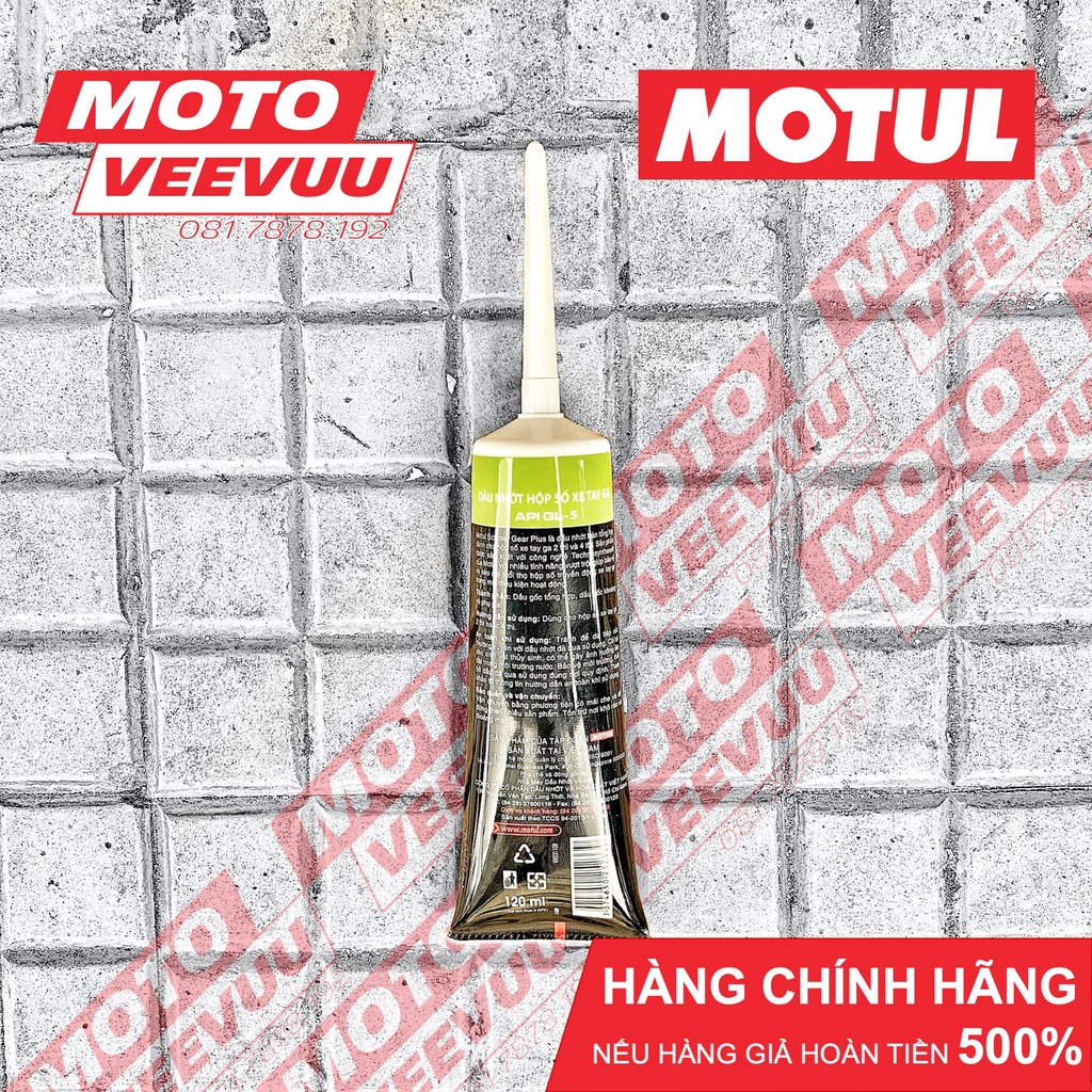 Dầu nhớt hộp số nhớt láp Motul Scooter Gear Plus 80W90 120ml