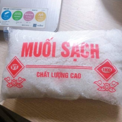 Muối biển sạch nguyên chất gói 1kg