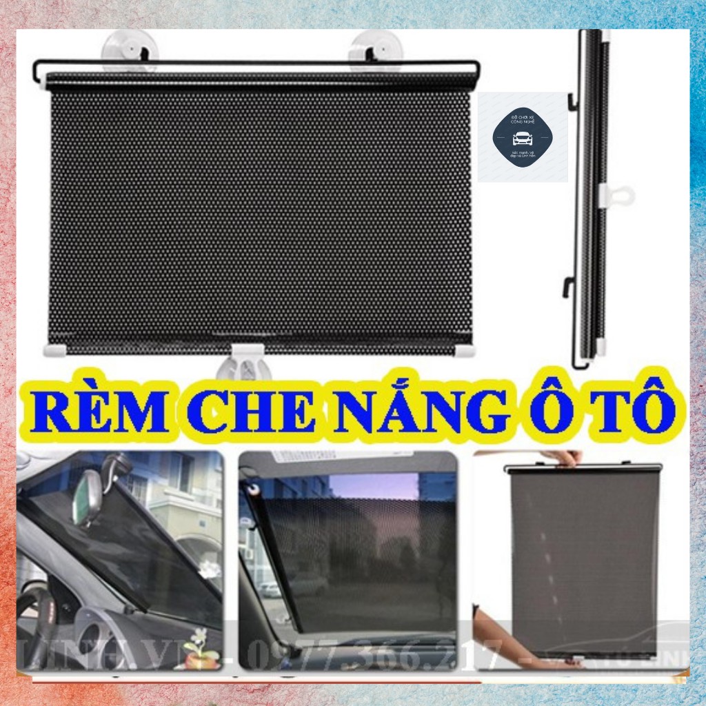 Rèm Che chắn nắng cuộn nhỏ gọn cho ô tô