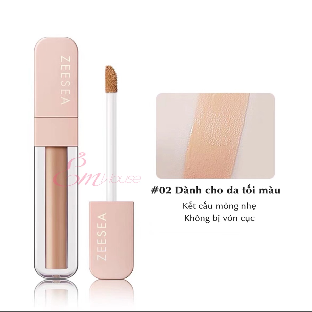 Kem Che Khuyết Điểm Dưỡng Ẩm ZEESEA Mist Soft Concealer 4g
