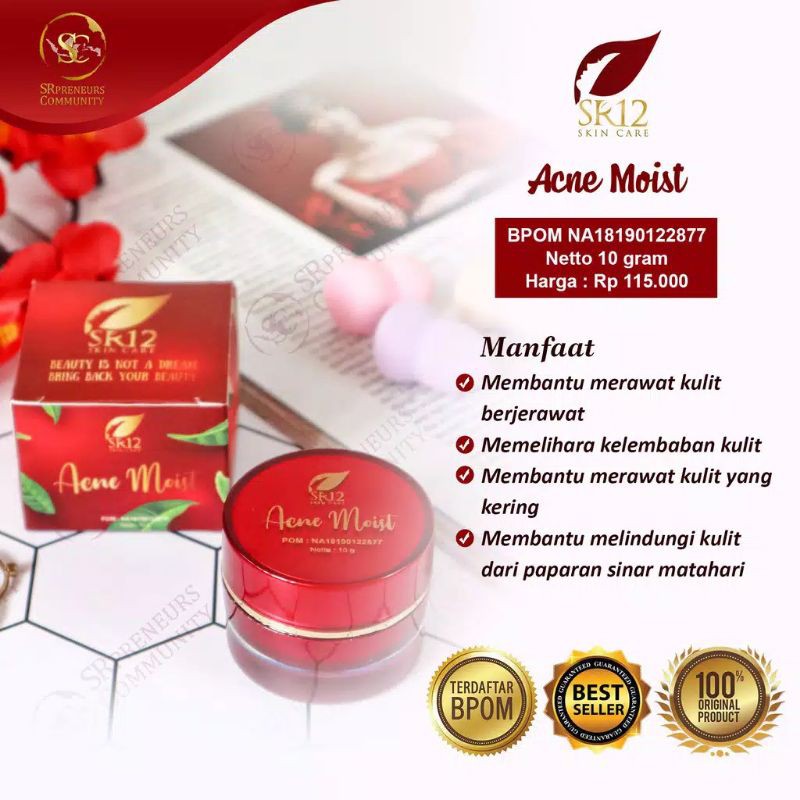 (Hàng Mới Về) Set 12 Kem Trị Mụn Dưỡng Ẩm Chăm Sóc Da Hiệu Quả