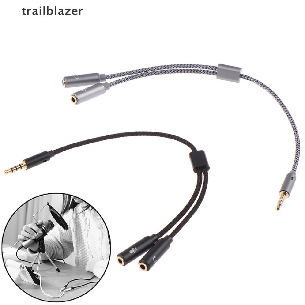 Bộ Chia Tai Nghe 3.5mm Từ 1 Đầu Đực Sang 2 Đầu Cái