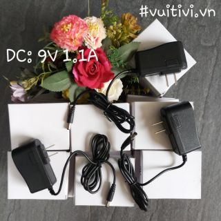 Nguồn (Adapter) 9V 1.1A  và 9V 2A [chân DC 5.5 x 2.1mm], đủ công suất dùng cho nhiều thiết bị