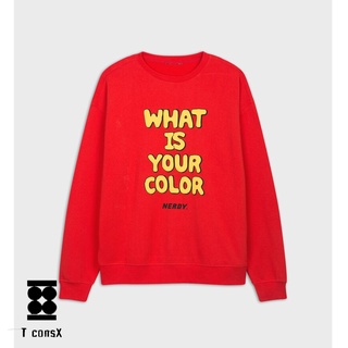 T-consx áo sweater nerdy đỏ