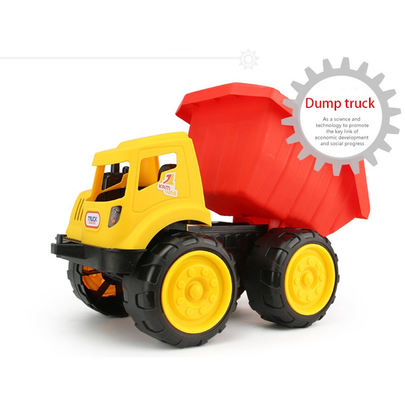 Mô Hình Xe Tải Xúc Đất Cỡ Lớn Chất Liệu Dày Dặn Độc Đáo Chống Rơi Cho Bé Trai