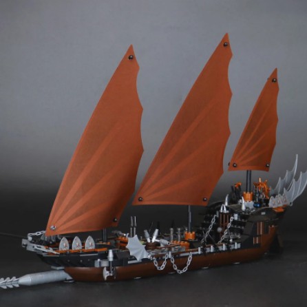 Đồ chơi Lắp ráp Mô hình 80035 Genuine New The lord of rings The Ghost Pirate Ship Set Toys 79008 Lepin 16018