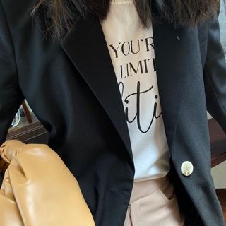 Áo Blazer Đen Nữ 1 Nút EDINI - A1150