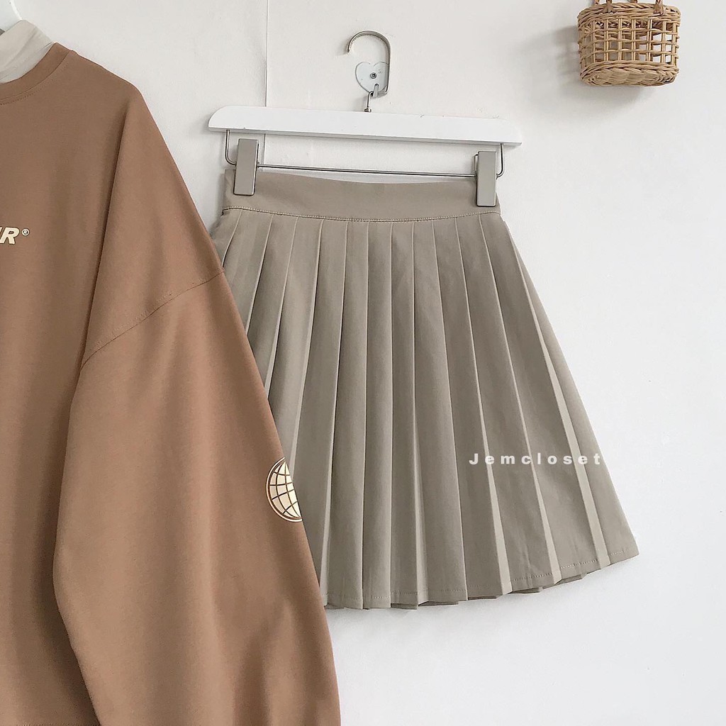 Chân Váy Ngắn Xếp Li Chất Liệu Kate Hàn Form Unisex Style Hàn Quốc Sexy -3264 Jem Closet UNJIN | BigBuy360 - bigbuy360.vn