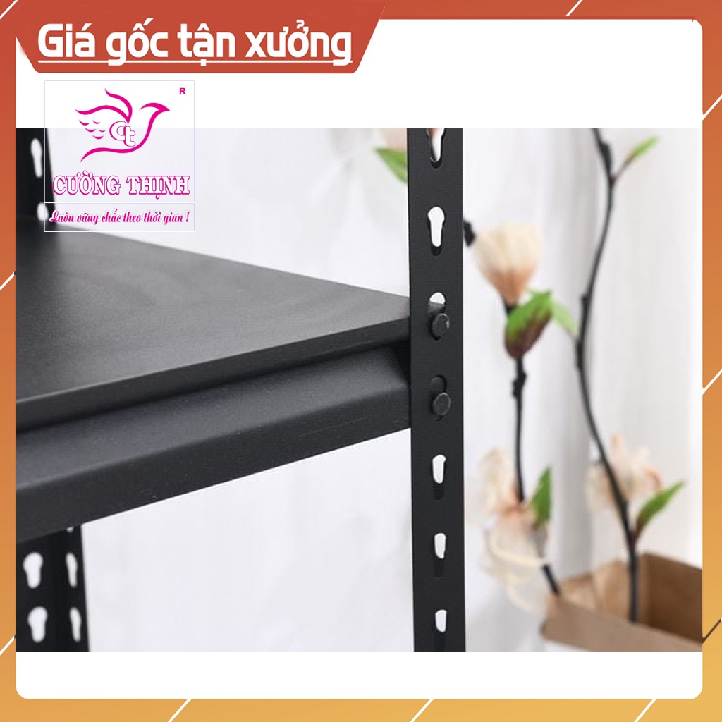 Kệ sắt đa năng 5 Tầng Cao 2m x Dài 1m2 x Rộng 40cm, Lắp ráp không cân ốc