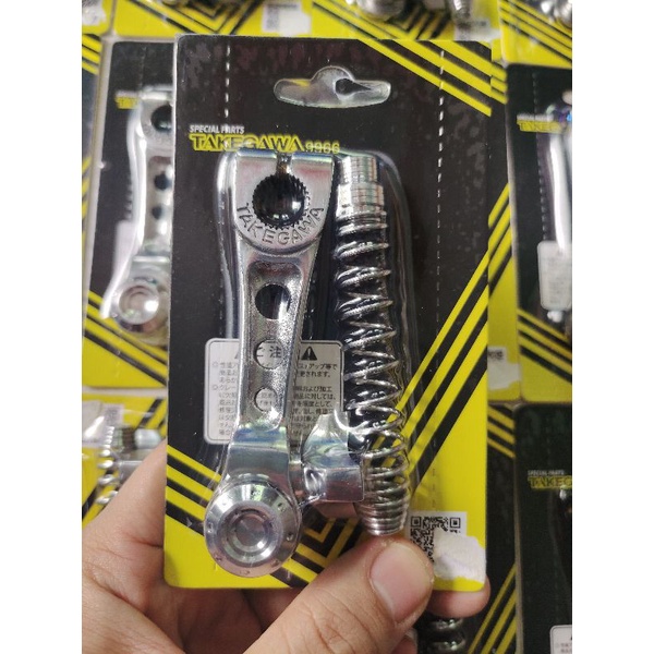 CÀNG THẮNG TAKEGAWA - INOX 304 NGUYÊN KHỐI CNC CHO XE MÁY