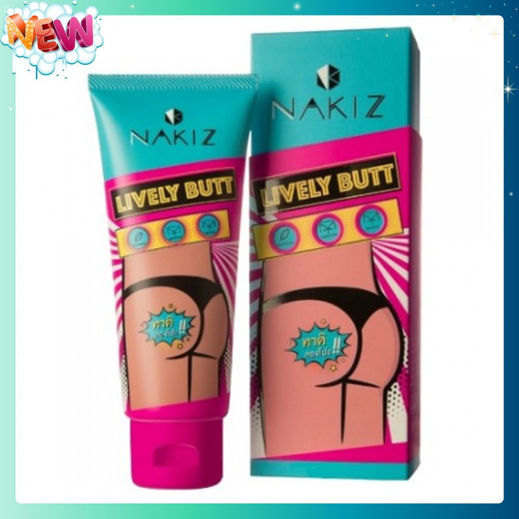 lô hàng nhanh NAKIZ LIVELY BUTT 〡 Kem thoa thâm, mụn Mông, Bẹn, Nách, Lưng, Nhũ hoa, Cùi chỏ, Đầu gối ๖ACE✪ | BigBuy360 - bigbuy360.vn
