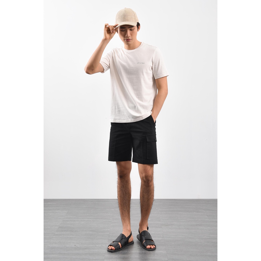 Áo Thun Nam Tay Ngắn Thêu Form Regular - Routine 10S21TSH010