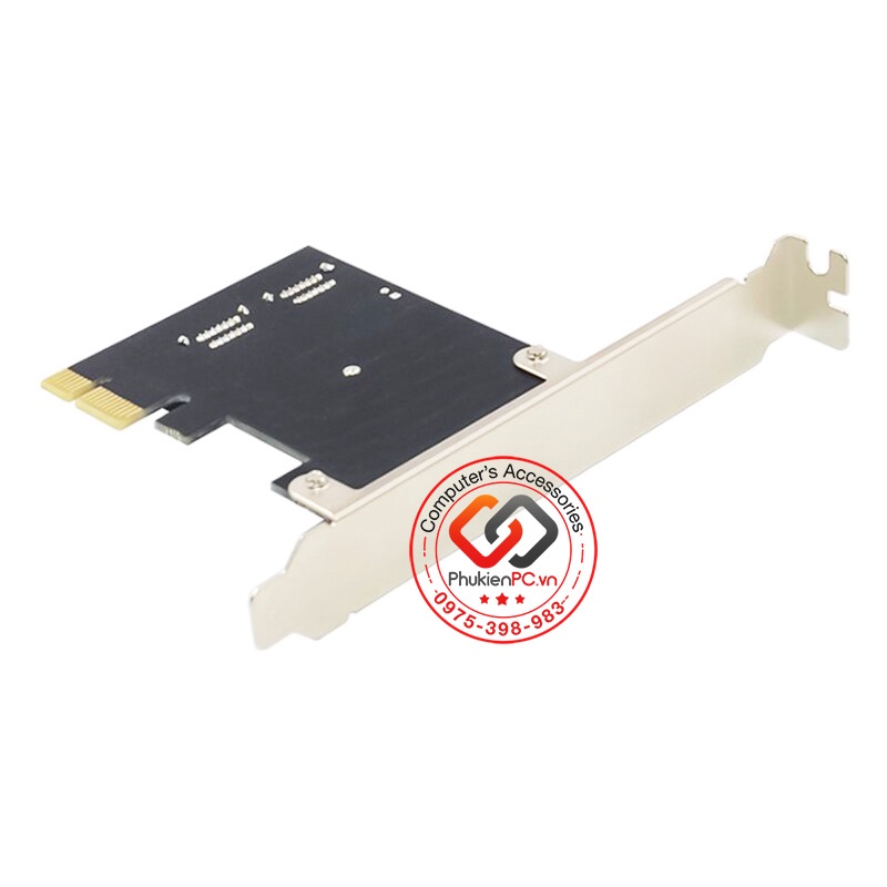 Card mở rộng PCI-e 1x ra 4 Port SATA III lắp đặt thêm 4 ổ cứng HDD, SSD cho máy tính PC, máy tính đồng bộ