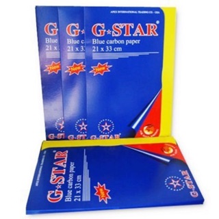 Giấy than gstar xanh loại 1 ( 100 tờ / hộp )