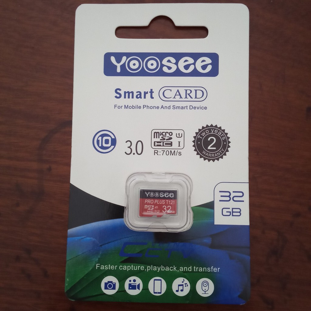 Thẻ nhớ MicroSDHC YooSee 32G chuyên dùng cho Camera