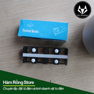 Cầu đấu điện Domino 60A 4P giá rẻ 4 cực