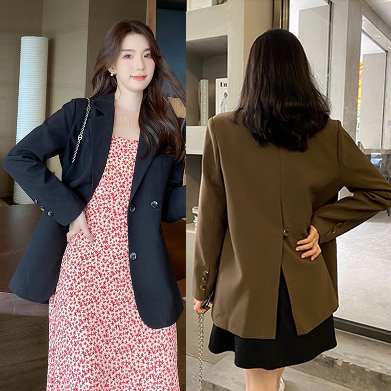 (Hàng dày Đẹp)Ảnh thật 5 hình cuối-HC530.Áo blazer lưng xẻ phong cách kiểu mới | BigBuy360 - bigbuy360.vn