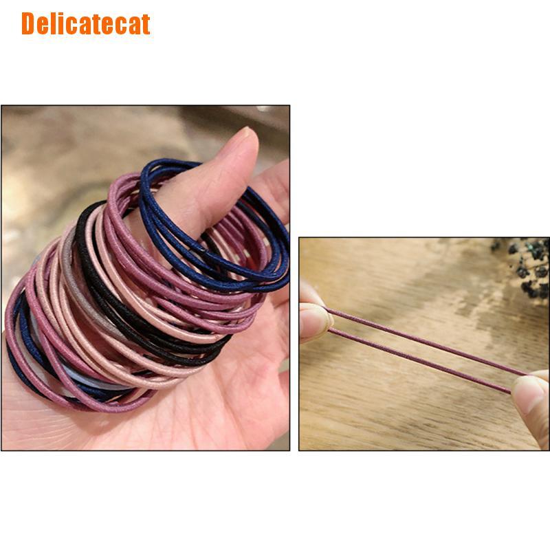 Túi 50 dây buộc tóc co giãn thời trang cho nữ