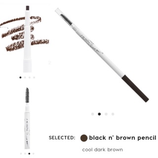 Chì kẻ mày Colourpop Precision Brow Pencil màu Black n Brown, Brunette