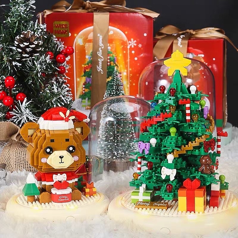 Đồ chơi xếp hình mô hình lắp ráp Quà tặng Giáng Sinh và Tết Nanoblocks