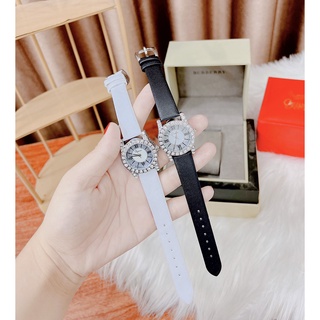 Đồng hồ Dimini mặt tròn dây da mềm mịn, bảo hành 12 tháng