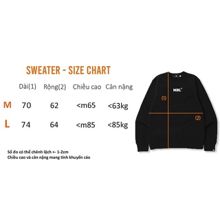 MONATA BLUELIGHT Restructure - Áo Sweater form rộng