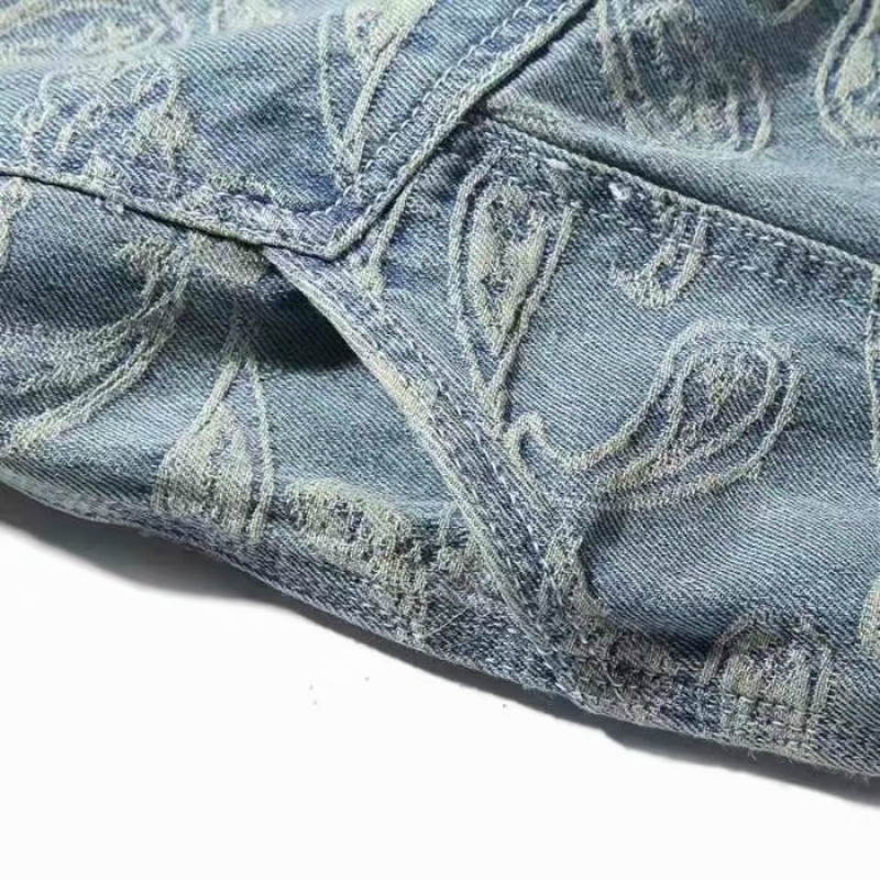 Quần jeans dài ống suông phong cách Hip hop thời trang cá tính cho nam | BigBuy360 - bigbuy360.vn
