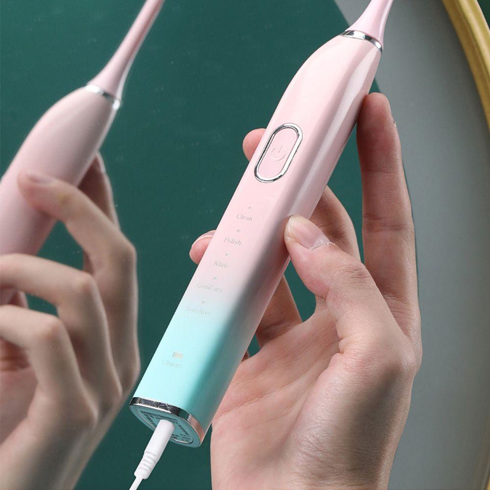 Bàn Chải Đánh Răng Điện 45000 Lần / Min IPX7 Chống Nước 5 Chế Độ Làm Sạch Răng Miệng