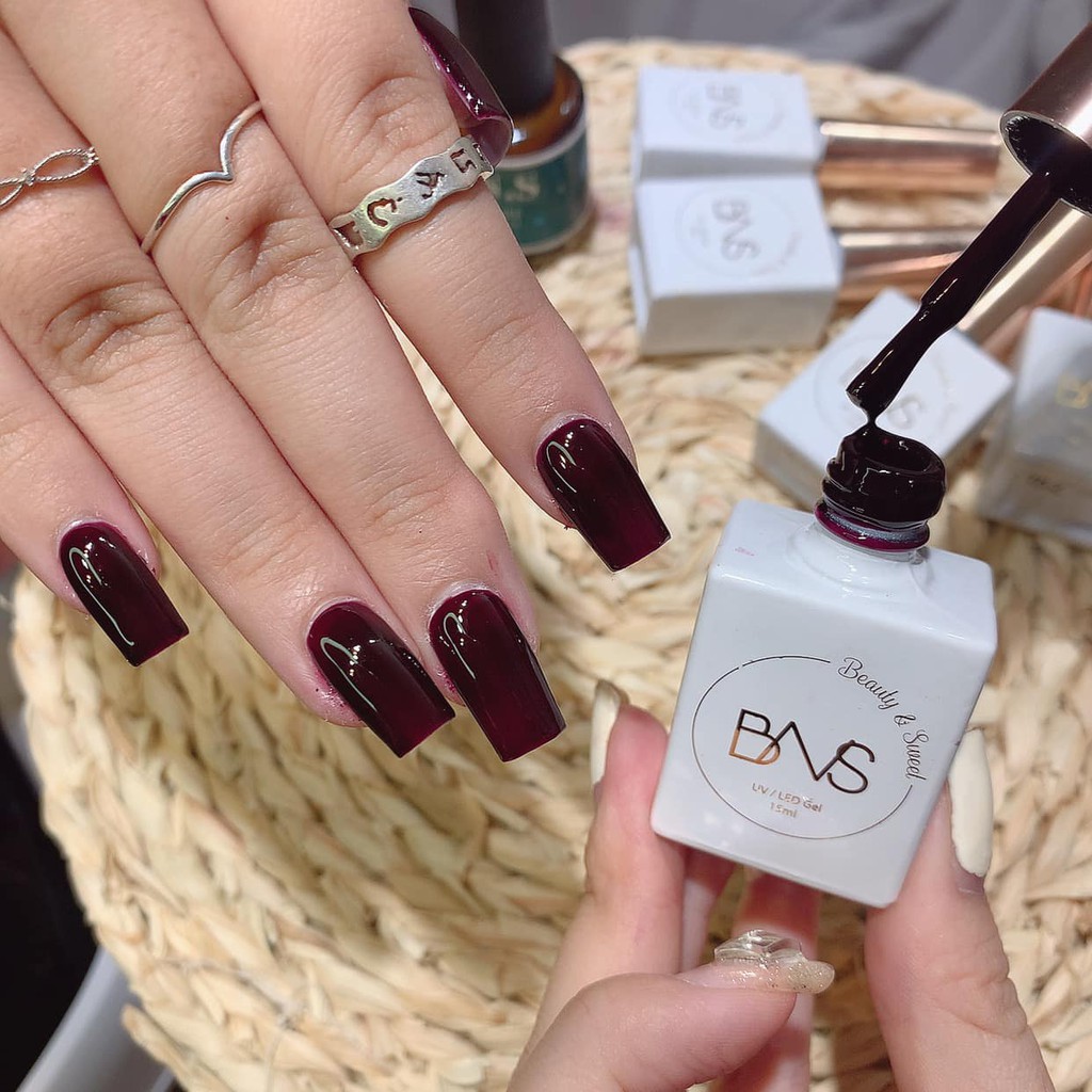 Sơn Gel Thạch BNs Màu Đỏ Nho 213
