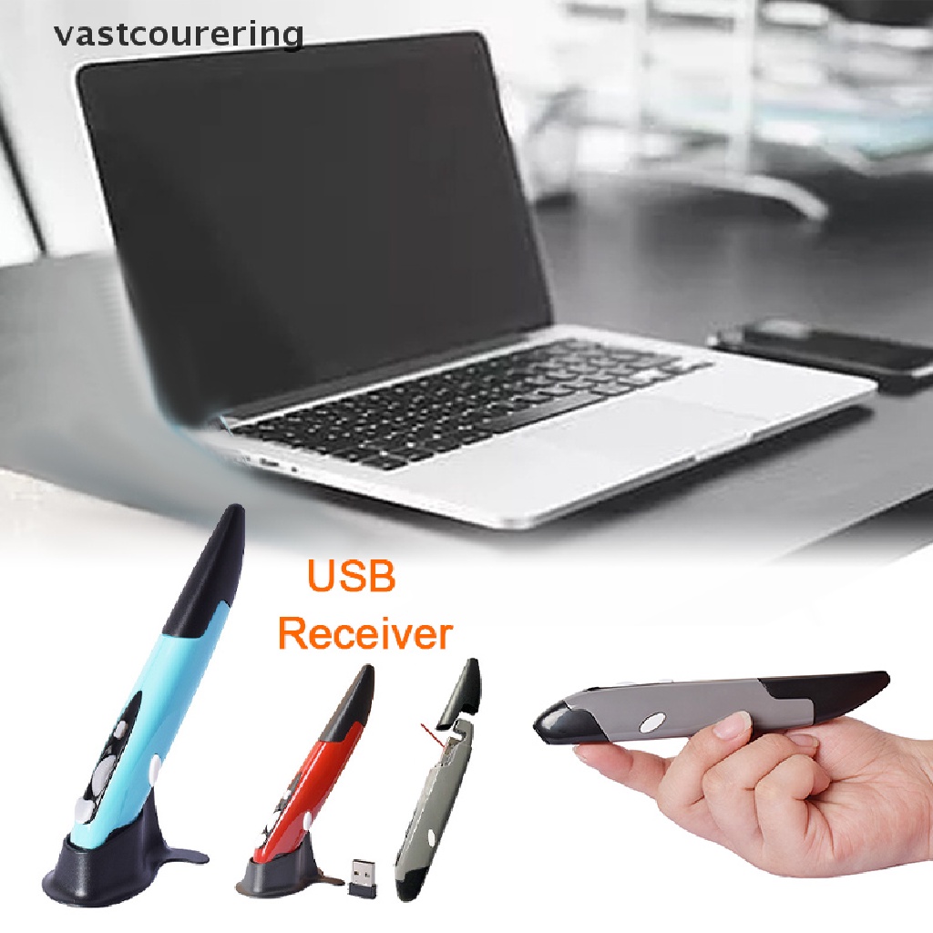 Chuột quang không dây hình bút 2.4GHZ cho máy tính bàn