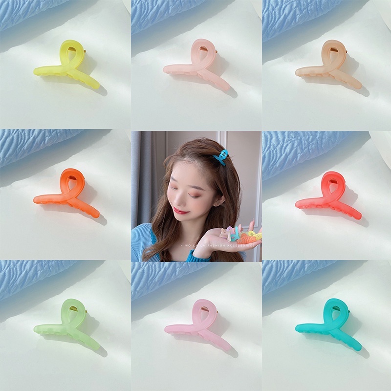 Kẹp tóc nhỏ màu kẹo phong cách hàn quốc thời trang cho nữ