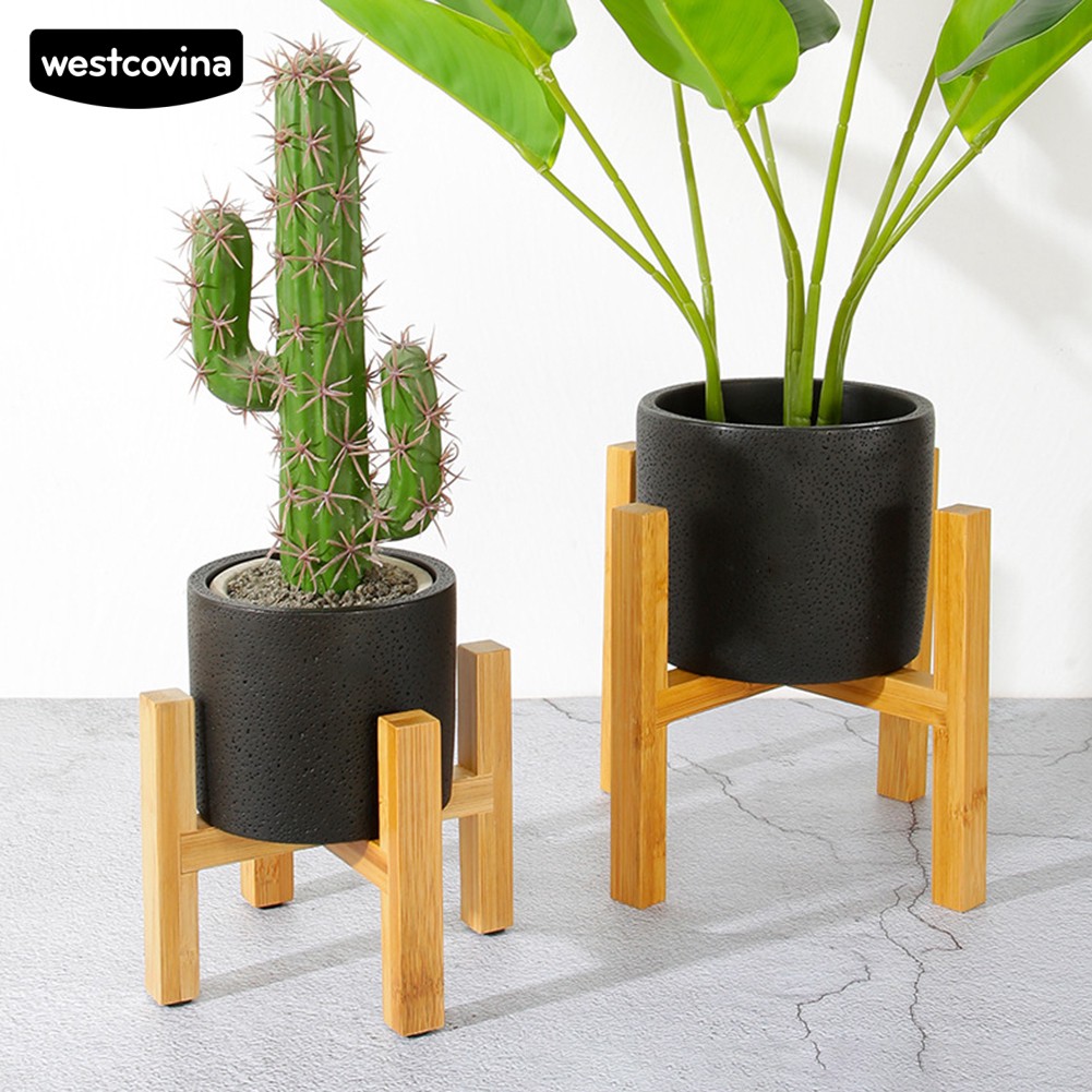 Giá Gỗ Để Chậu Hoa Trang Trí Nội Thất