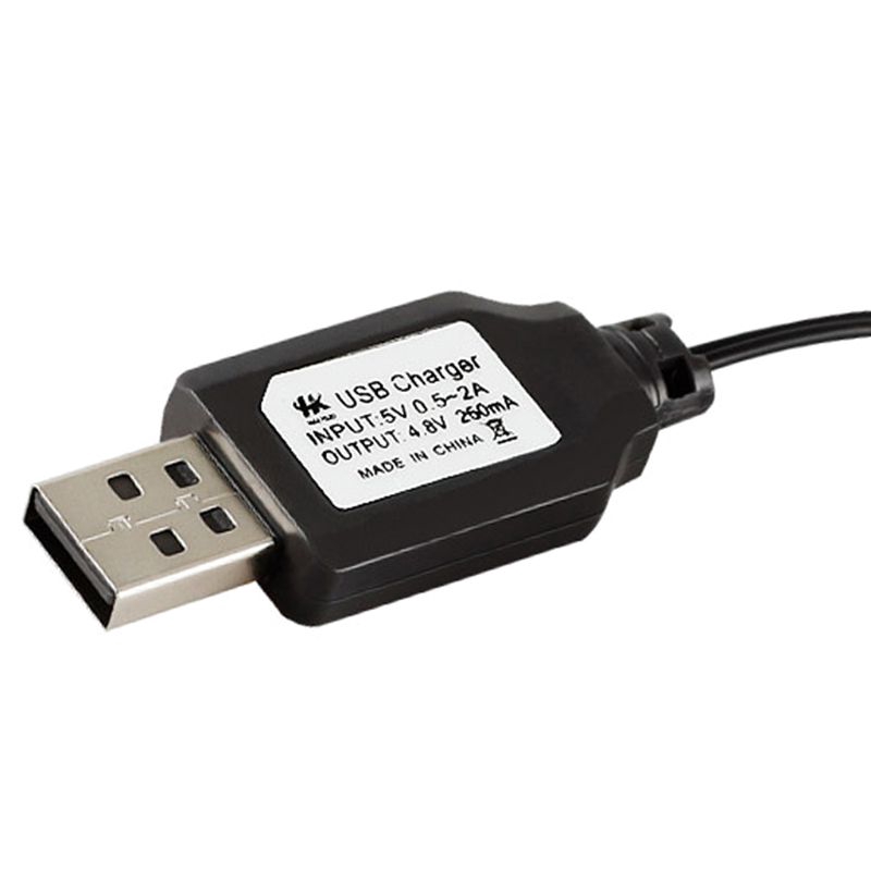 Dây cáp sạc USB phích SM-2P 4.8V 250mA cho pin Ni-Cd Ni-MH