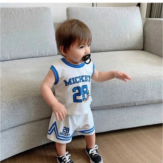 Bộ ba lỗ thông hơi bé trai, bộ hè bé trai chất mát, bộ ba lỗ bé trai mặc hè chất thấm hút mồ hôi