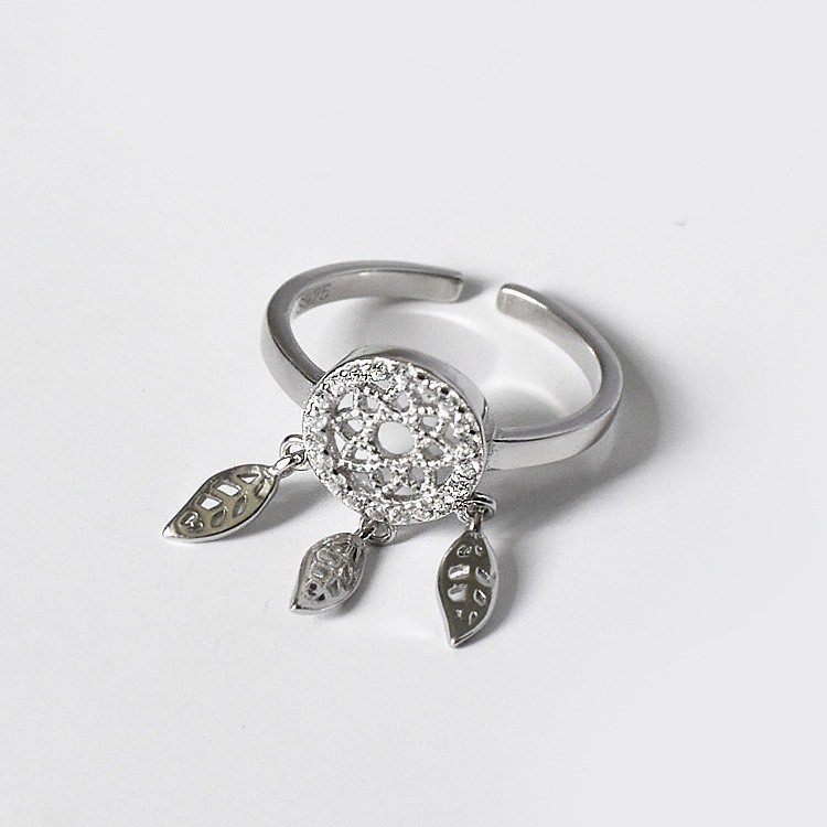 Nhẫn bạc 925 Dream Catcherr xinh xắn lạ mắt thu hút Dế Bạc - N4958
