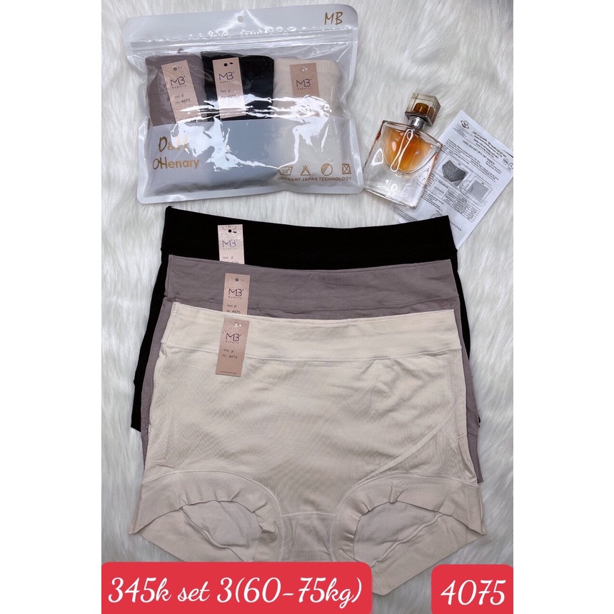 Set 03 quần lót MB FORM TO, cotton mát mịn, thấm hút mồ hôi - Chính hãng, giá tốt