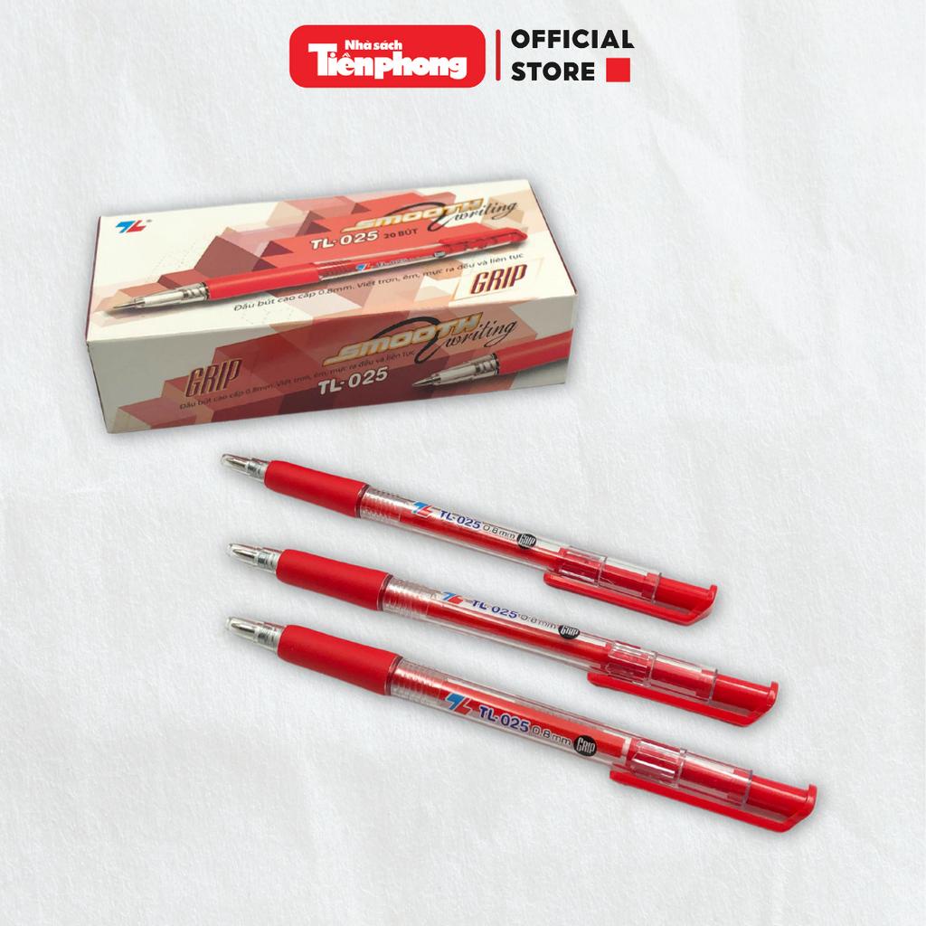 Bút bi Thiên Long chính hãng nhà sách Tiền Phong bút bi gel màu xanh/đen/tím.