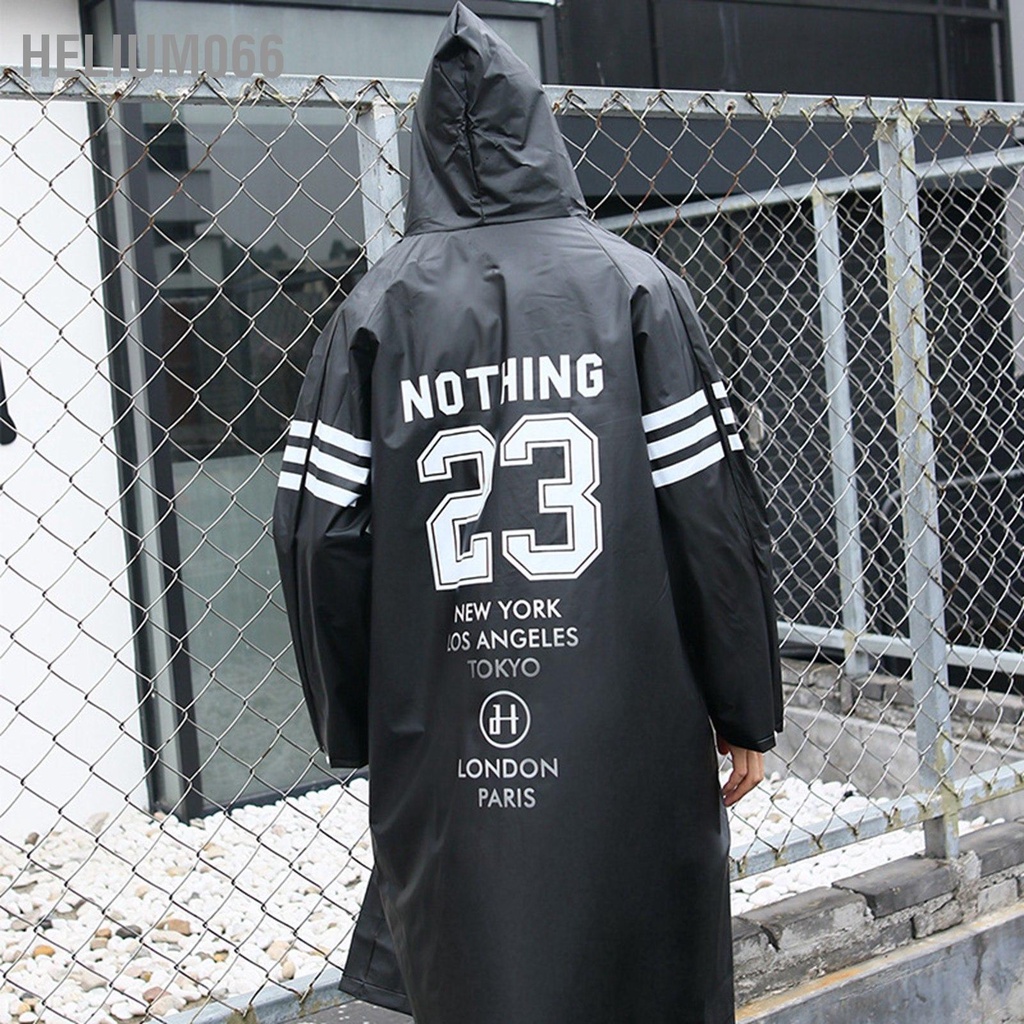 Áo mưa EVA Vải Thời trang Phiên bản khoác Nam Nữ Người lớn Đi bộ đường dài Helium066