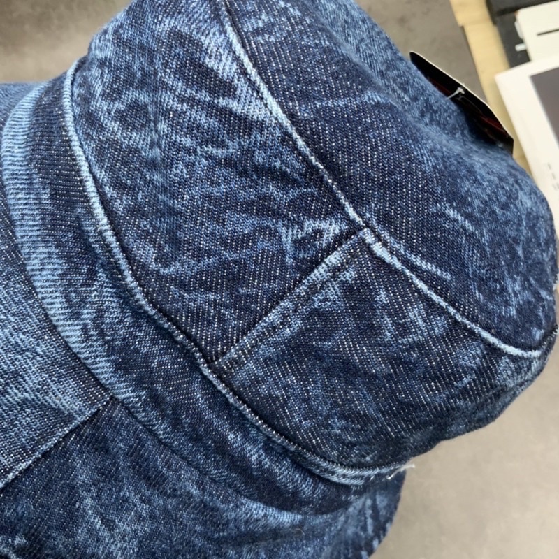Nón bucket nam nữ, bo cụp in logo cristian vải jeans mềm thời trang hot trend