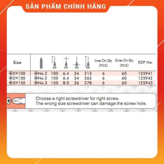 Tô vít đóng Vessel No.980 Nhật Bản tuốc nơ vít đóng Megadora No.980 - Chính Hãng
