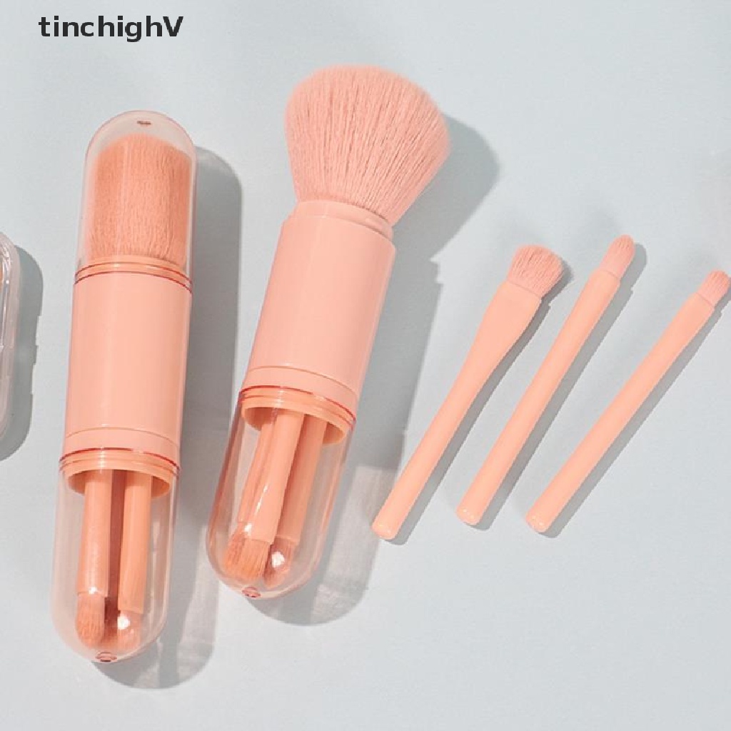 Cọ Trang Điểm Mắt 4 Trong 1 Có Thể Thu Gọn Tiện Dụng