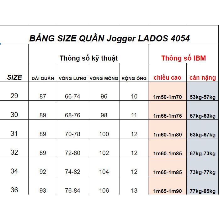 Quần Jogger Kaki Nam Lados 4054 - Chất kaki dày mềm, co giãn tốt