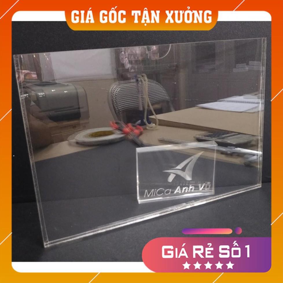 [Giá Gốc Tận Xưởng] Bộ 1 kệ checklist mica dán tường để tờ A3