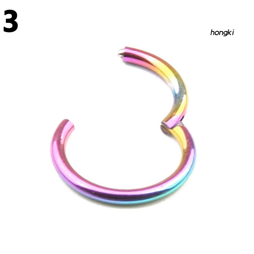 (Hàng Mới Về) 1 Khuyên Mũi Bằng Thép Không Gỉ 16g 14g